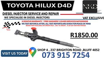 Toyota Hilux D4d Diesel Injectors 