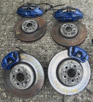 BMW 5 SERIES G30 G31 M SPORT FRONT REAR BREMBO CALIPERS & DISCS