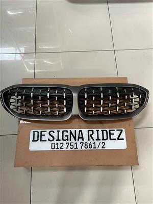 BMW G20 3-SERIES CERIUM GREY HONEYCOMB FRONT BUMPER GRILL AVAILABLE.