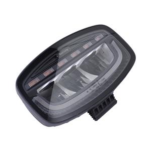 LED Driving Lamp with White/Amber Position Light & Strobe (each)