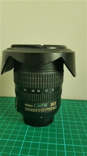 Nikon 12-24mm f/4 wide angle lens. great condition.