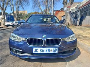2015 BMW 320i PETROL, AUTOMATIC, BLUE , 120000kms, Sunroof Leather seat