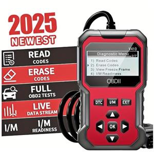 V410 - OBDII Diagnostic Tool for Cars: Code Reader & Engine Fault Scanner