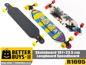 Skateboard 107×23.5 cm Longboard Speedboard