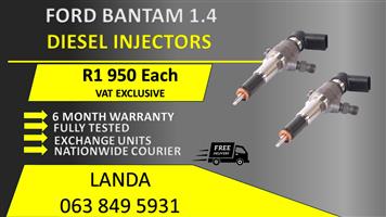 FORD BANTAM 1.4 DIESEL INJECTORS FOR SALE OR RECON WITH WARRANTY     