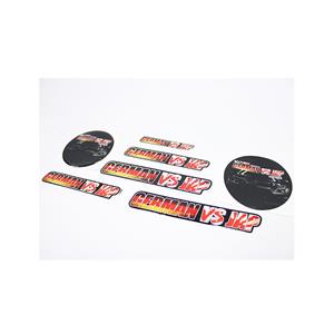 SouthsideCrew 10-piece German vs Jap Edition 10 Sticker Kit
