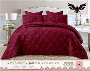 Mokka quilt sets for sale Online orders  5 piece