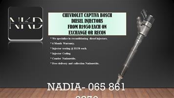 Diesel injectors for Chevrolet Captiva 