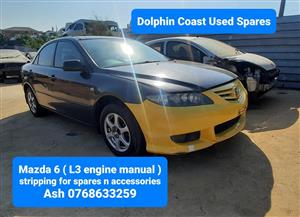 Mazda 6 sedan ( L3 engine manual transmission) stripping for spares