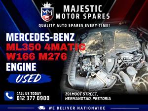 Mercedes-Benz ML350 4MATIC W166 M276 Petrol Engine for Sale - Used