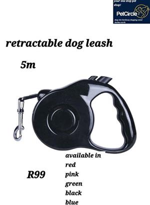 Retractable dog leashs