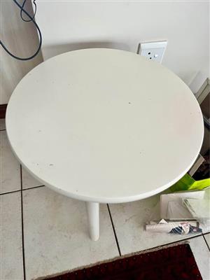 White side table