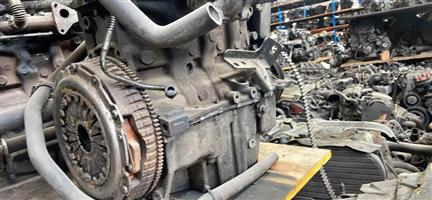 Renault k9k sub assembly block with pistons and crank