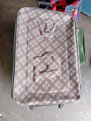 Zee Brown Large Checked Luggage