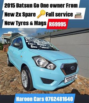 2015 Datsun go one owner From New Spare keys Full service history New Tyres
