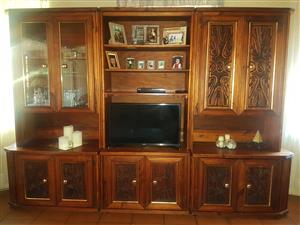 3 X WALL UNIT WITH MATCHING COFFEE TABLE