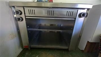 Gas stove 3 solid plate top