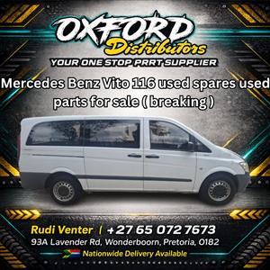 Mercedes Vito 116 Striping for used spares used parts
