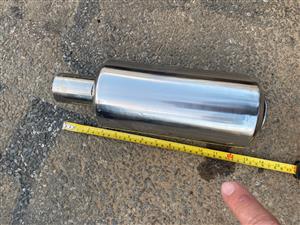 Exhaust silencer stainless steel