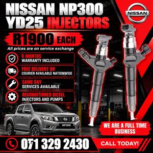 NISSAN NP300 YD25 INJECTORS FOR SALE WITH WARRANTY 