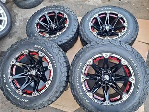 4x4 Bakkie Brand new mags +tyres used BF Goodrich tyres