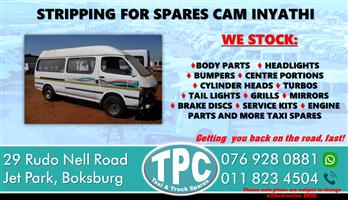 CAM Inyathi Stripping for Spares