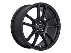 15″ A-Line FX 5/100 & 5/114 Satin Black Alloy Wheels
