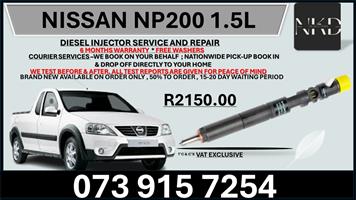 Nissan Np200 1.5L Diesel Injectors 