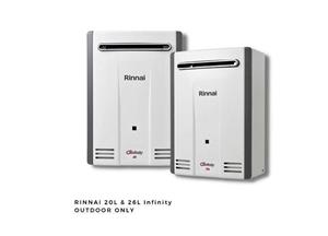 Rinnai gas geysers - LIMITED STOCK - 10 Year warranty