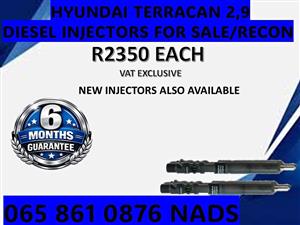 HYUNDAI TERRACAN 2,9 DIESEL INJECTIRS FOR SALE/ RECON WITH WARRANTY NELSPRUIT