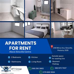2 Bedroom Flats to Rent at Sinoville Centre
