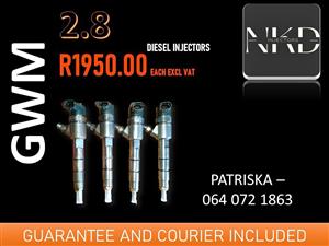 COMMON RAIL DIESEL INJECTORS FOR GWM 2.8 FOR SALE