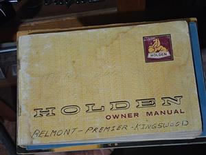 Holden Premier / Belmont owners book