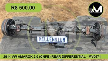 2014 VW AMAROK 2.0 (CNFB) REAR DIFFERENTIAL - MV0671