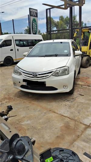 2016 TOYOTA ETIOS SEDAN FOR SPARES