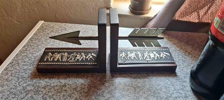 Mid-century Roman Gladiator / Centurion Arrow Bookends