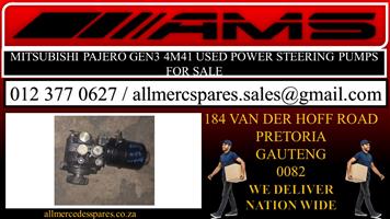 Mitsubishi Pajero Gen3 4M41 used power steering pumps for sale
