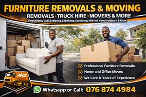 Relocation, Moving, Truck Hire, Furniture Removals Vaal, Vereeniging, More
