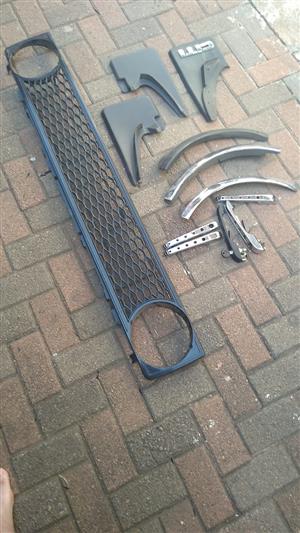 VW Golf Grill, Handles, Beadings and Flaps