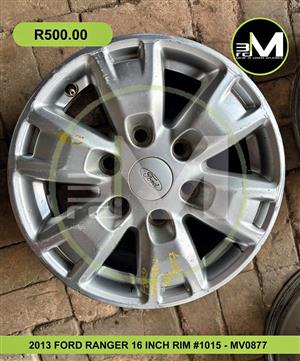 2013 FORD RANGER 16 INCH RIM #1015 - MV0877