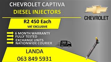 CHEVROLET CAPTIVA DIESEL INJECTORS FOR SALE IN PRETORIA GAUTENG