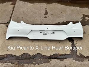 Rear Back Bumper for Kia Picanto X-Line 