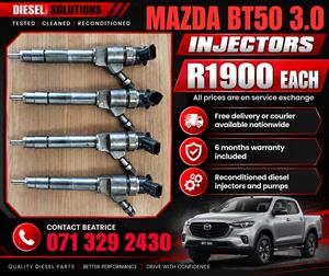 MAZDA BT50 3.0 INJECTORS FOR SALE WITH WARRANTY INCLUDED 