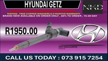 Hyundai Getz Diesel Fuel Injectors 