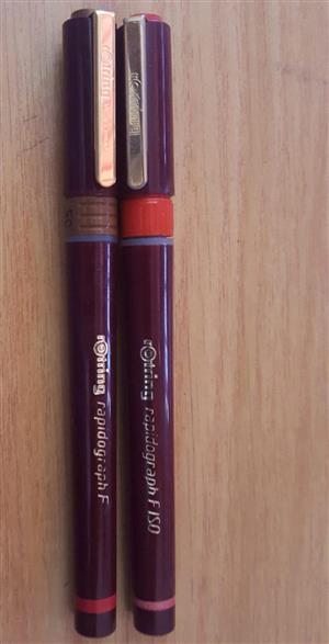 Rotring Rapidograph , Rotring Rapidograph F Technical Drawing Pens 