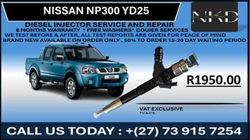 Nissan Np300 yd25 Diesel Injectors 