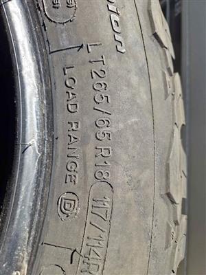 BF Goodrich AT tyres