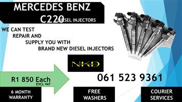 DIESL INJECTORS FOR MERCEDEZ C220 WITH REPORTS FOR SALE