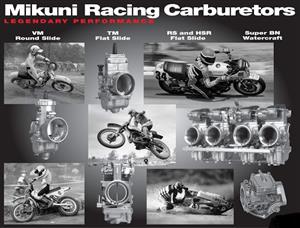 CARBURETORS FOR ALL TYPES OF MOTORCYCLES SUPERS/OFFROADERS/SCOOTERS