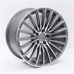 19″ QS0399 5/112 Gunmetal Machine Face Alloy Wheels